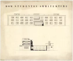 Neznani avtor - Dom študentov arhitekture